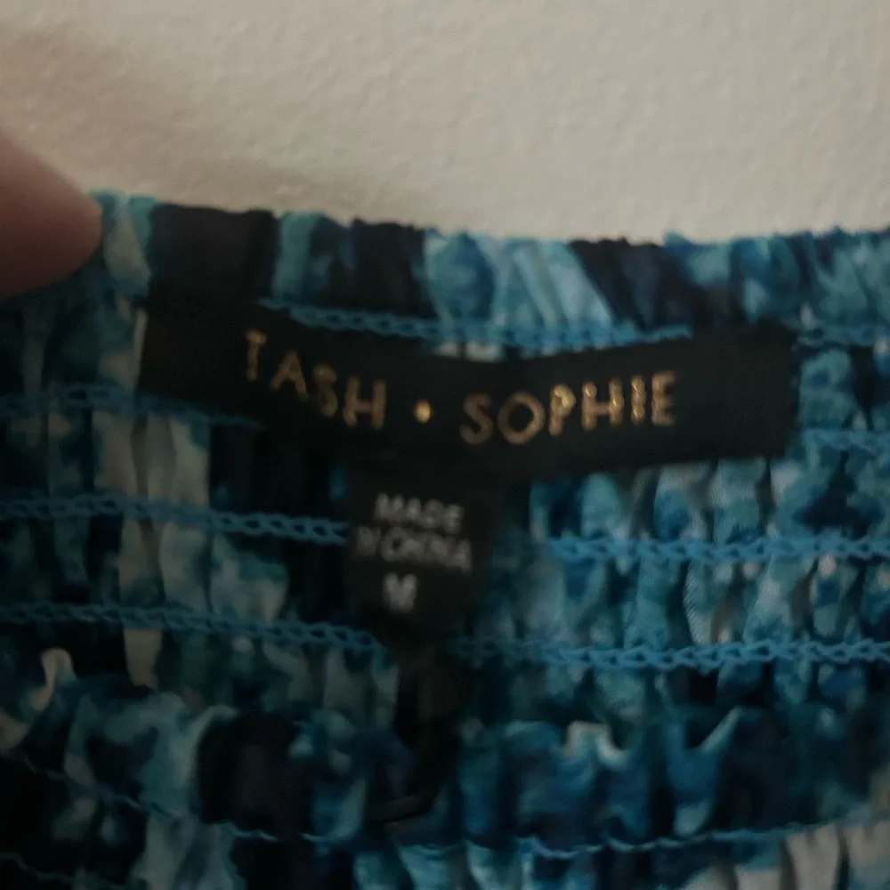 Tash  & Sophie women’s dress black / blue/ med - Picture 2 of 6
